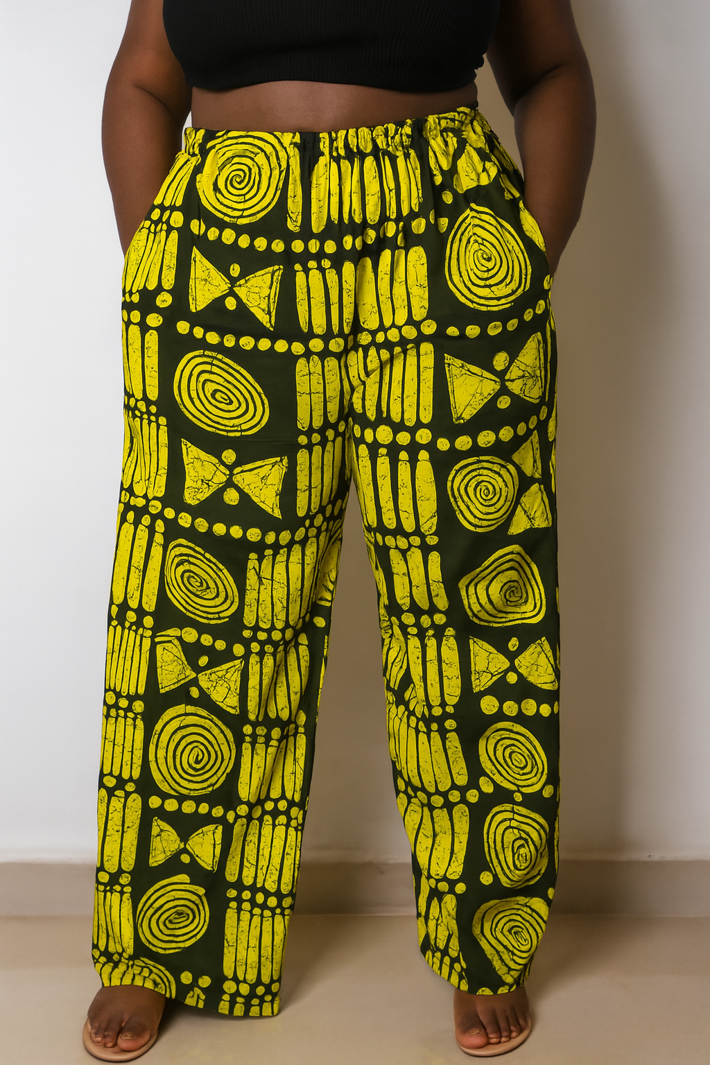 Amara long palazzo pants with pockets