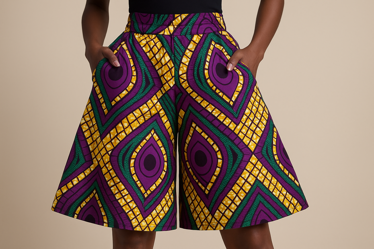 Palazzo short pants