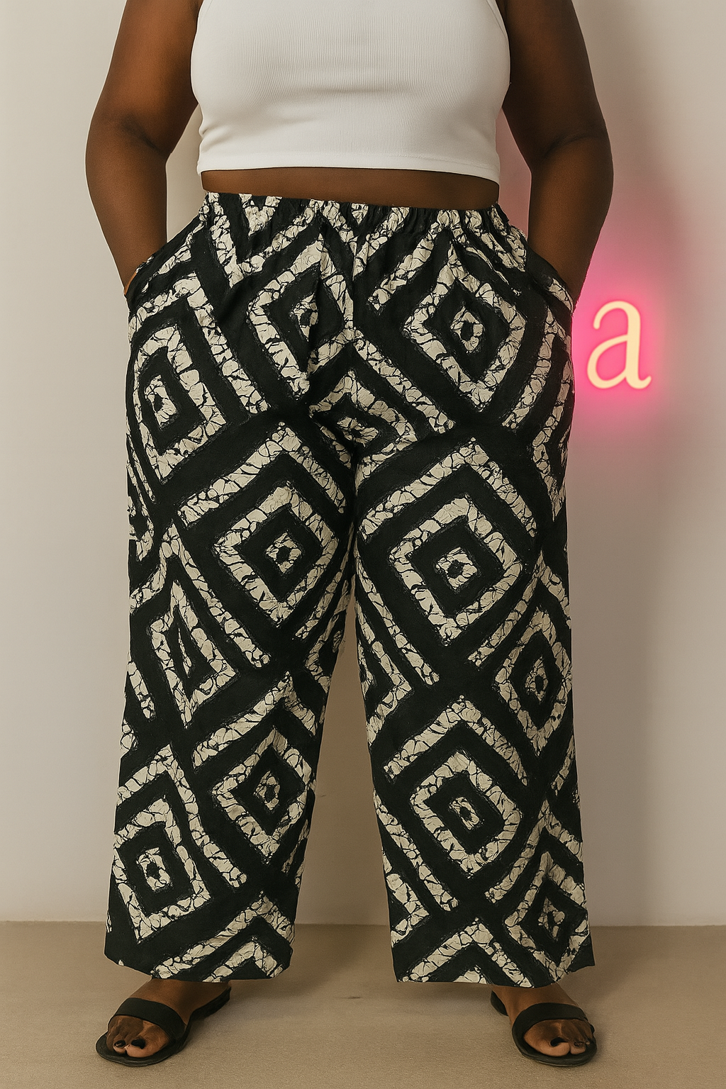 Kung long palazzo pants